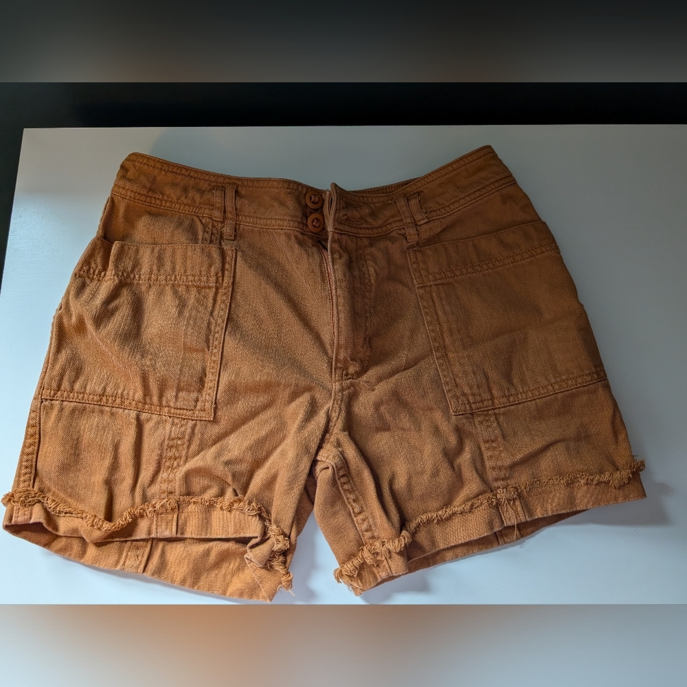 Anthropologie Terracotta Casual Shorts